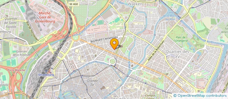 localisation de l'entreprise MADAME SOPHIE DUPRESSOIR à STRASBOURG