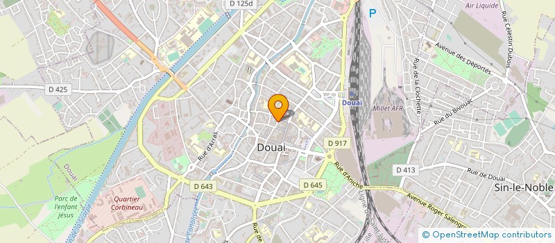 localisation de l'entreprise MADAME SOPHIE DUPUIS à DOUAI