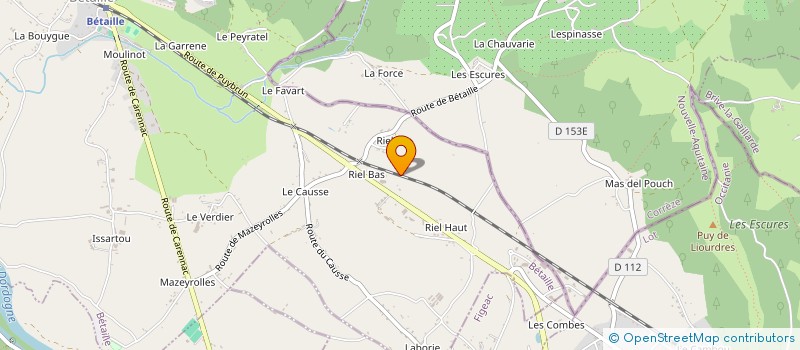 localisation de l'entreprise MADAME SOPHIE DUPUIS  BRETENOUX