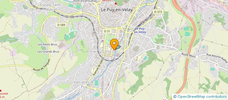 localisation de l'entreprise MADAME SOPHIE DUPUIS  LE PUY EN VELAY