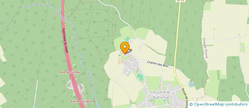 localisation de l'entreprise MADAME SOPHIE DUQUENNOY  LESSARD-LE-NATIONAL