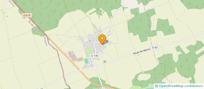 localisation de l'entreprise MADAME SOPHIE DUQUESNOY  LE MERIOT