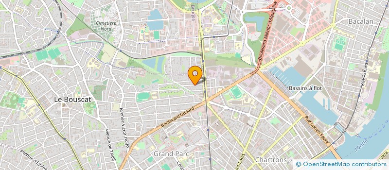 localisation de l'entreprise MADAME SOPHIE DURAND  LE BOUSCAT