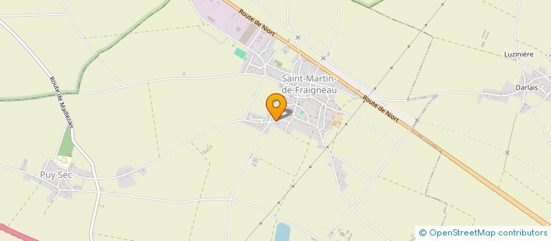 localisation de l'entreprise MADAME SOPHIE DUROT  SAINT-MARTIN-DE-FRAIGNEAU