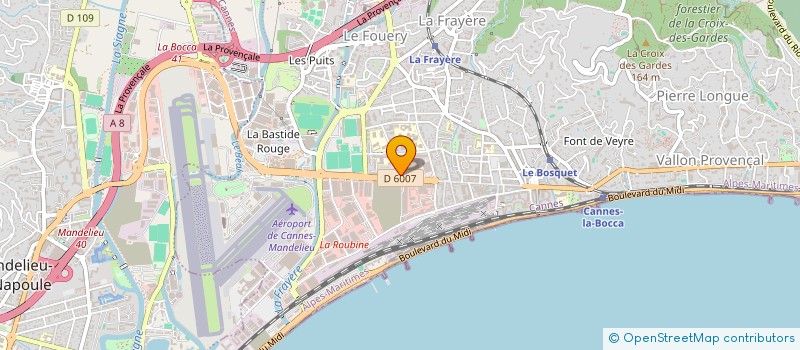 localisation de l'entreprise MADAME SOPHIE DURU à CANNES