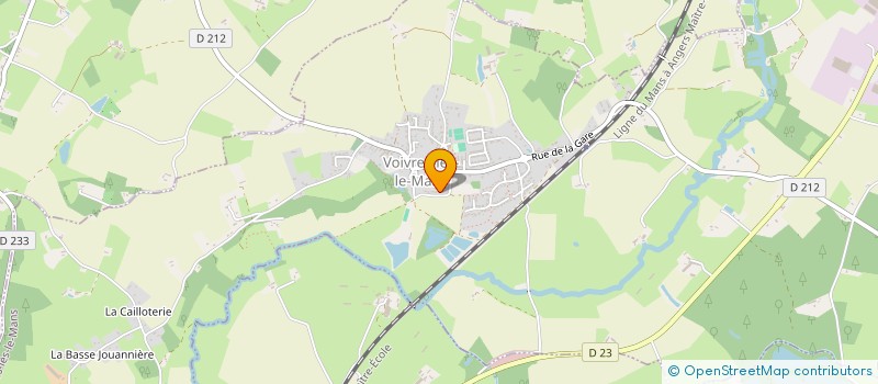 localisation de l'entreprise MADAME SOPHIE DUVAL  VOIVRES-LES-LE-MANS