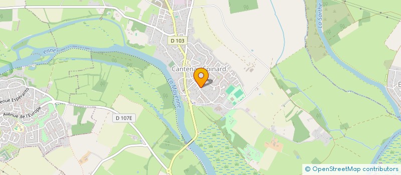 localisation de l'entreprise MADAME SOPHIE DUVAL  CANTENAY-EPINARD