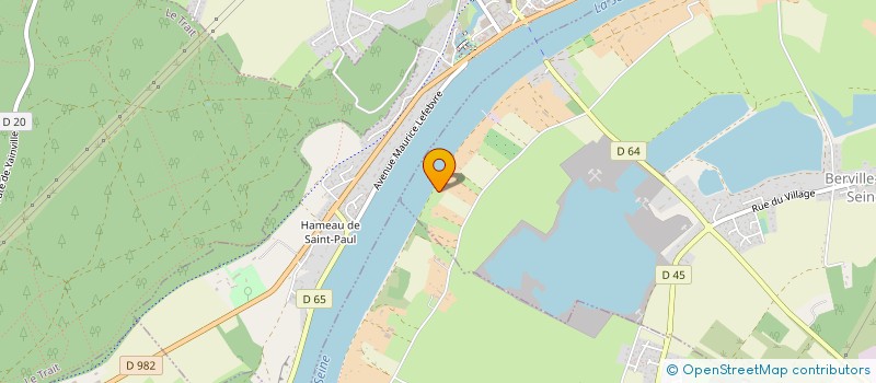 localisation de l'entreprise MADAME SOPHIE DUVAL  SAINT-OUEN-DE-THOUBERVILLE