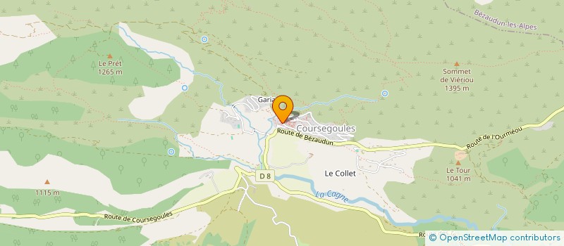 localisation de l'entreprise MADAME SOPHIE DWERNICKI  COURSEGOULES