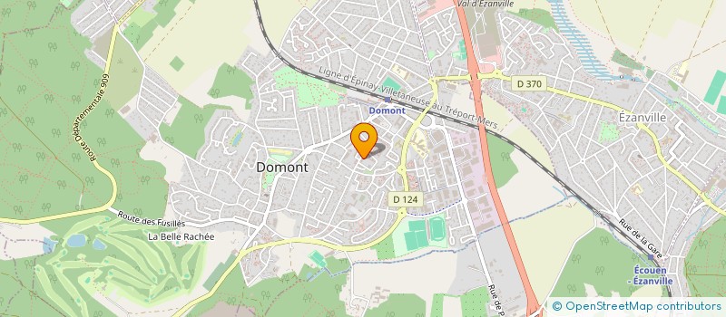 localisation de l'entreprise MADAME SOPHIE DYLIS  PIERRELAYE