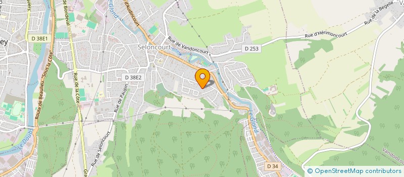 localisation de l'entreprise MADAME SOPHIE EL ALAMI  SELONCOURT