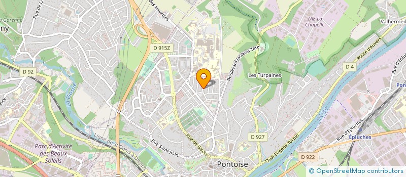 localisation de l'entreprise MADAME SOPHIE EL SHARKAWY à PONTOISE