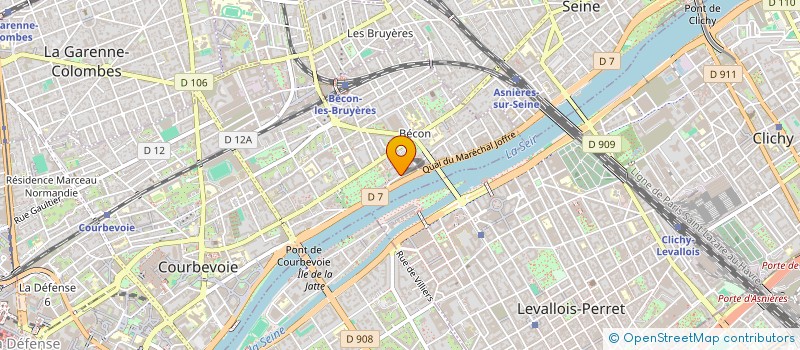 localisation de l'entreprise MADAME SOPHIE ELALOUF à COURBEVOIE