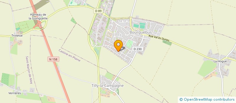 localisation de l'entreprise MADAME SOPHIE EMMETT  BOURGUEBUS