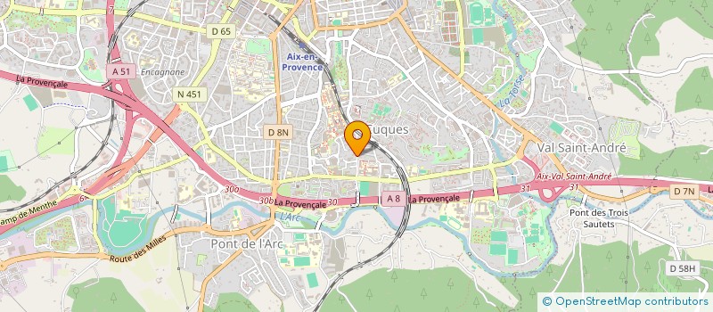 localisation de l'entreprise MADAME SOPHIE ENEFF à AIX-EN-PROVENCE