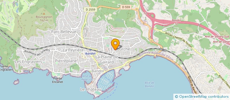 localisation de l'entreprise MADAME SOPHIE ERNOULT à BANDOL