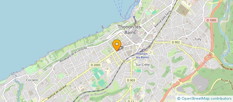 localisation de l'entreprise MADAME SOPHIE ESCARRE à THONON-LES-BAINS