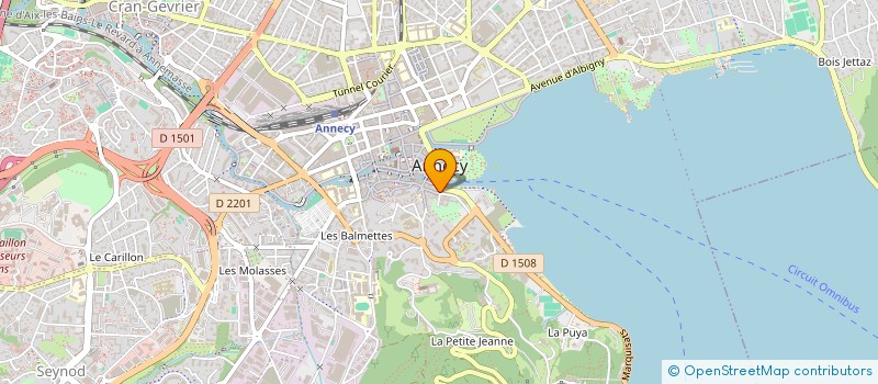 localisation de l'entreprise MADAME SOPHIE ESCOBAR à ANNECY