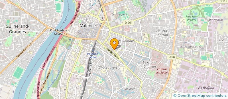 localisation de l'entreprise MADAME SOPHIE ESPEROU DU TREMBLAY à VALENCE