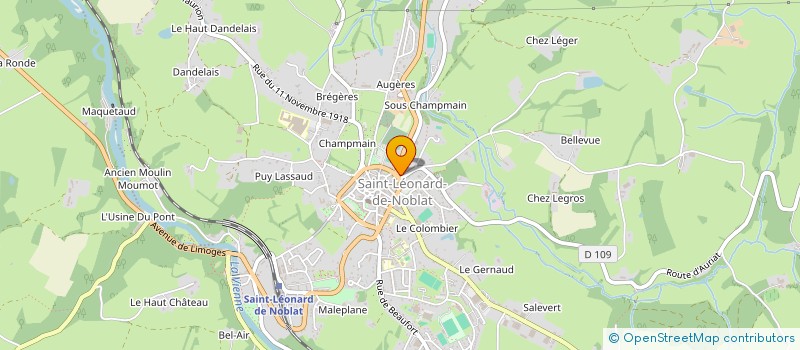 localisation de l'entreprise MADAME SOPHIE ESPRIT à SAINT-LEONARD-DE-NOBLAT