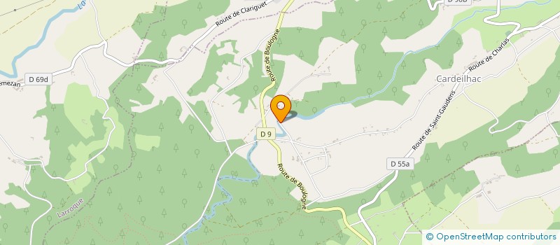 localisation de l'entreprise MADAME SOPHIE ESTAMPES  CARDEILHAC