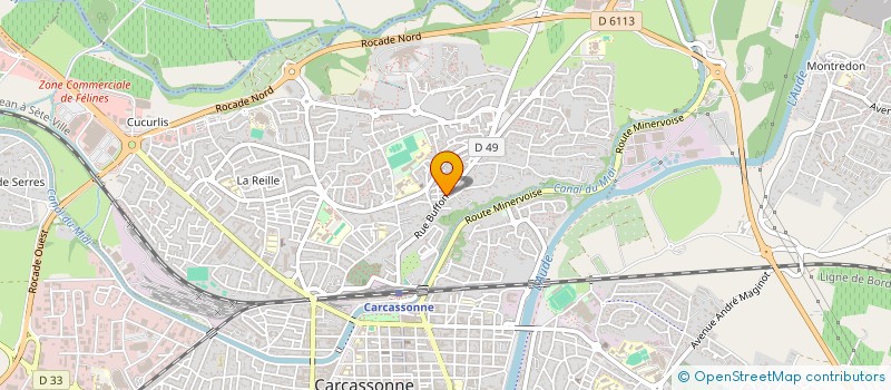 localisation de l'entreprise MADAME SOPHIE ESTEBE  CARCASSONNE