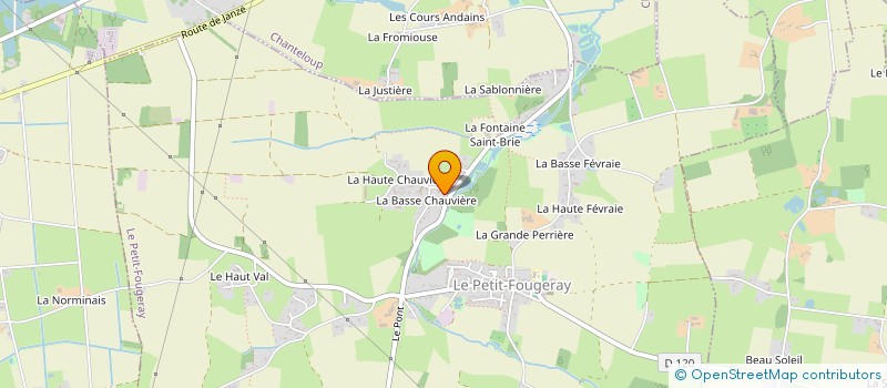 localisation de l'entreprise MADAME SOPHIE ESTEVE à LE PETIT-FOUGERAY