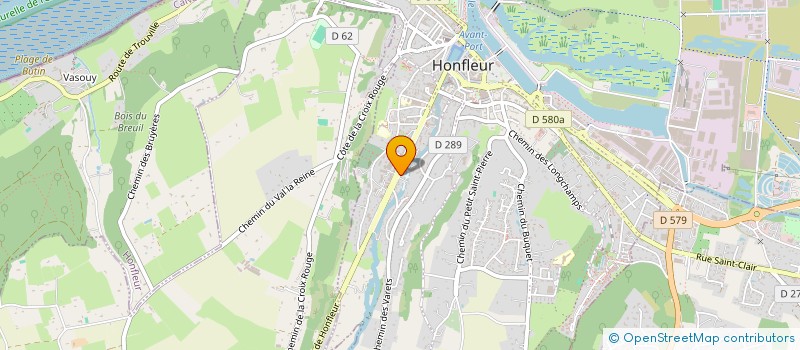 localisation de l'entreprise MADAME SOPHIE ESTEVE  HONFLEUR