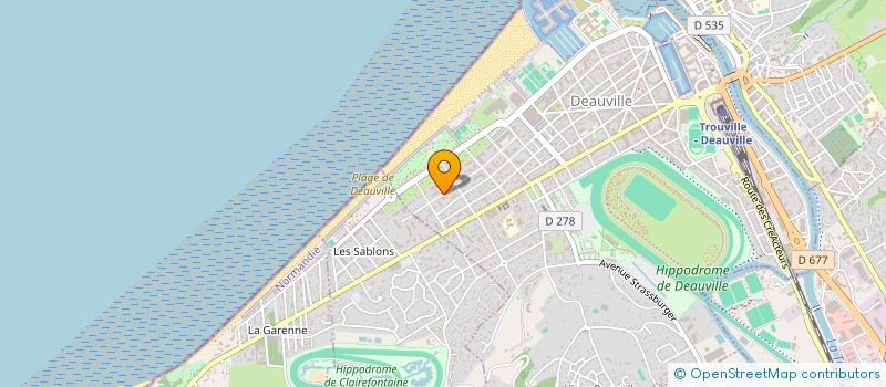 localisation de l'entreprise MADAME SOPHIE ESTRADE  DEAUVILLE