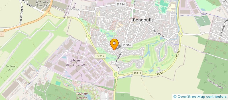 localisation de l'entreprise MADAME SOPHIE ETOURNEAU  BONDOUFLE