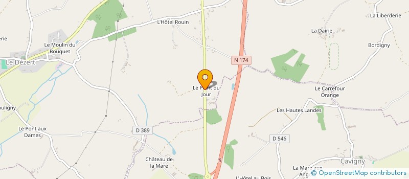 localisation de l'entreprise MADAME SOPHIE EUDES  PONT-HEBERT