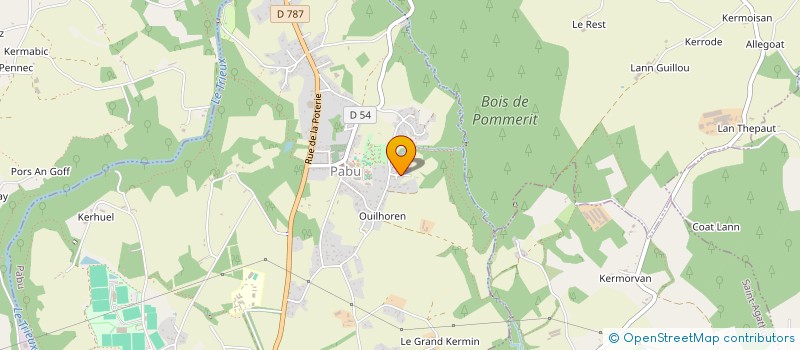 localisation de l'entreprise MADAME SOPHIE EUGENIE JOUAN à PABU