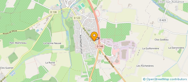 localisation de l'entreprise MADAME SOPHIE EVEN  BRISSAC LOIRE AUBANCE