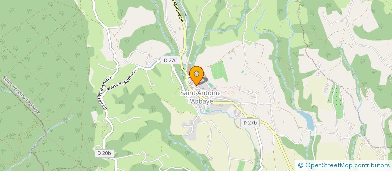 localisation de l'entreprise MADAME SOPHIE EVERS  SAINT ANTOINE L'ABBAYE