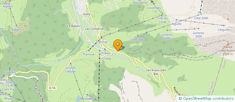 localisation de l'entreprise MADAME SOPHIE EXCOFFIER à LA CLUSAZ