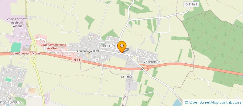 localisation de l'entreprise MADAME SOPHIE FANTINI  FERRIERES