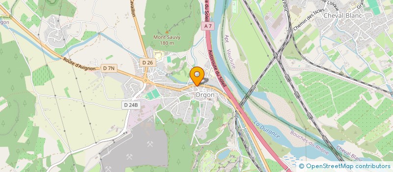 localisation de l'entreprise MADAME SOPHIE FARAUS  ORGON