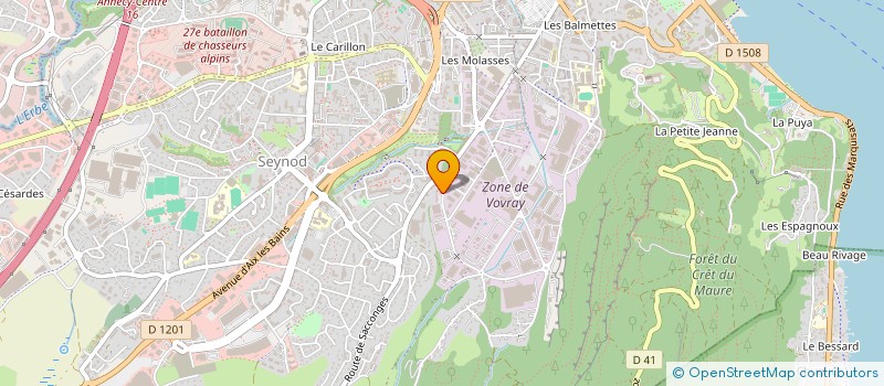 localisation de l'entreprise MADAME SOPHIE FASSIN à ANNECY