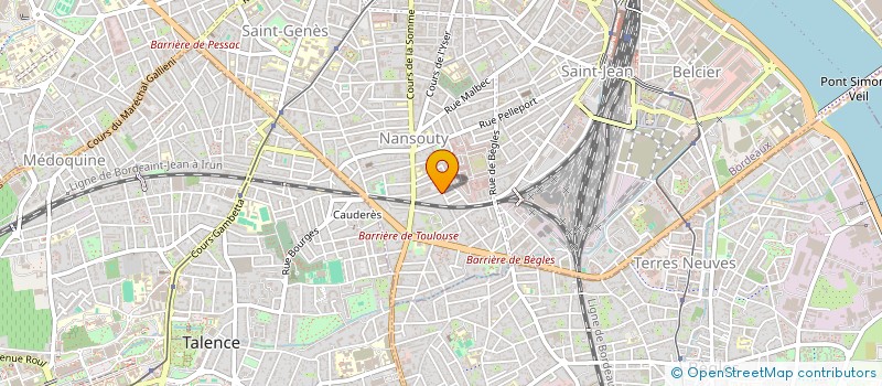 localisation de l'entreprise MADAME SOPHIE FAUCHER  BORDEAUX