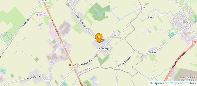 localisation de l'entreprise MADAME SOPHIE FAUQUEMBERGUE  LA BASSEE