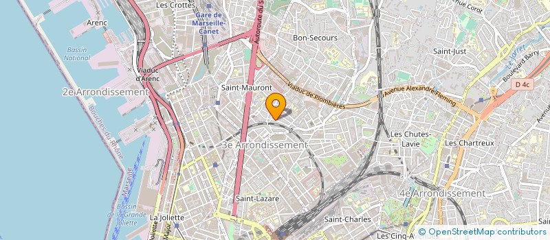 localisation de l'entreprise MADAME SOPHIE FAVIER à MARSEILLE