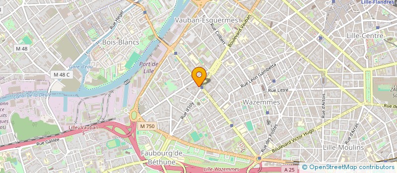 localisation de l'entreprise MADAME SOPHIE FERET à LILLE