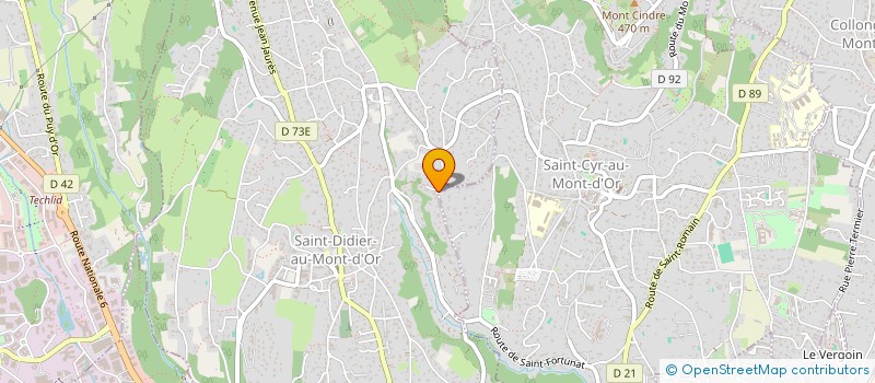 localisation de l'entreprise MADAME SOPHIE FERMIGIER  SAINT-CYR-AU-MONT-D'OR