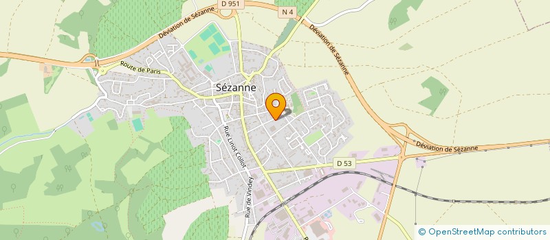 localisation de l'entreprise MADAME SOPHIE FERNANDES à SEZANNE