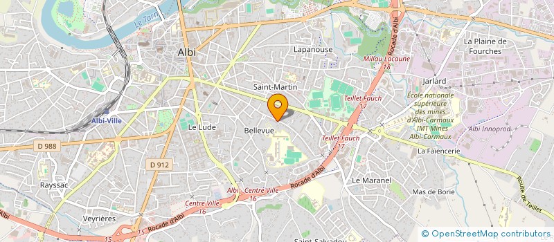 localisation de l'entreprise MADAME SOPHIE FERNANDEZ à ALBI