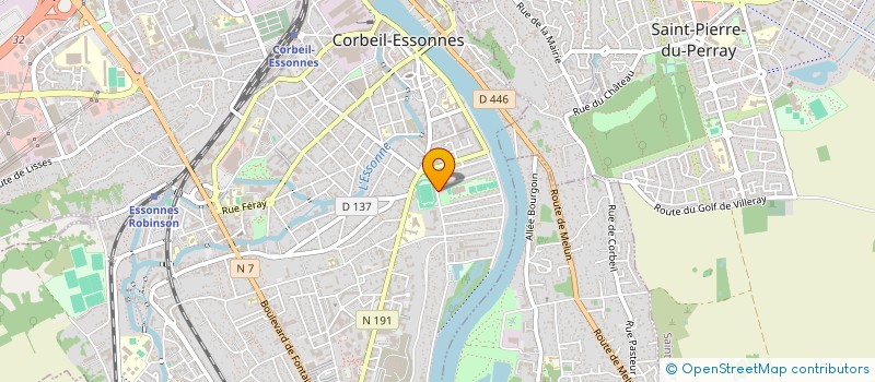 localisation de l'entreprise MADAME SOPHIE FERREIRA à CORBEIL-ESSONNES