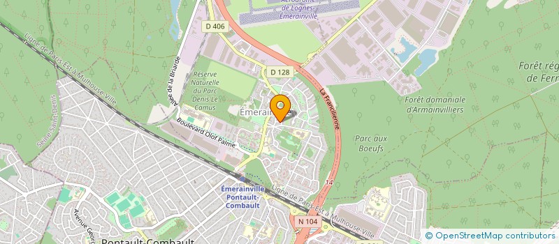 localisation de l'entreprise MADAME SOPHIE FESTAL  EMERAINVILLE