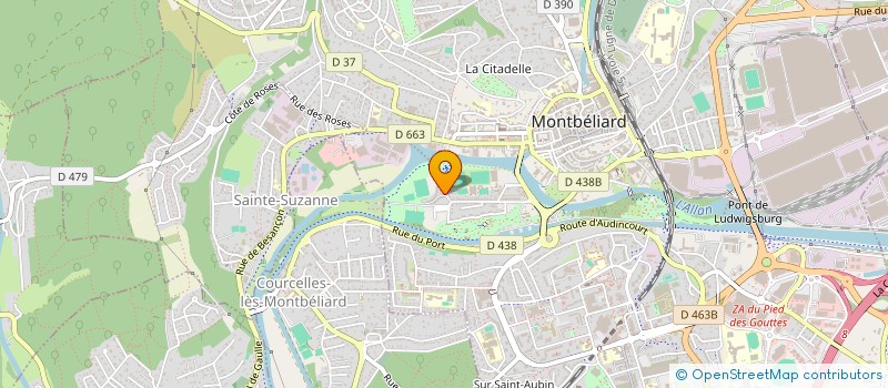localisation de l'entreprise MADAME SOPHIE FETTOUH à MONTBELIARD