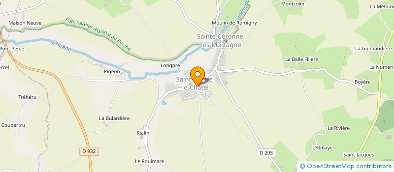 localisation de l'entreprise MADAME SOPHIE FEUILLADE à SAINT-HILAIRE-LE-CHATEL