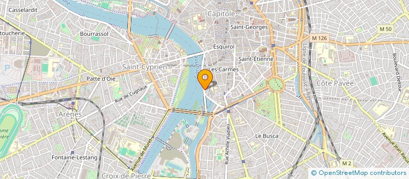 localisation de l'entreprise MADAME SOPHIE FILLOUX  TOULOUSE